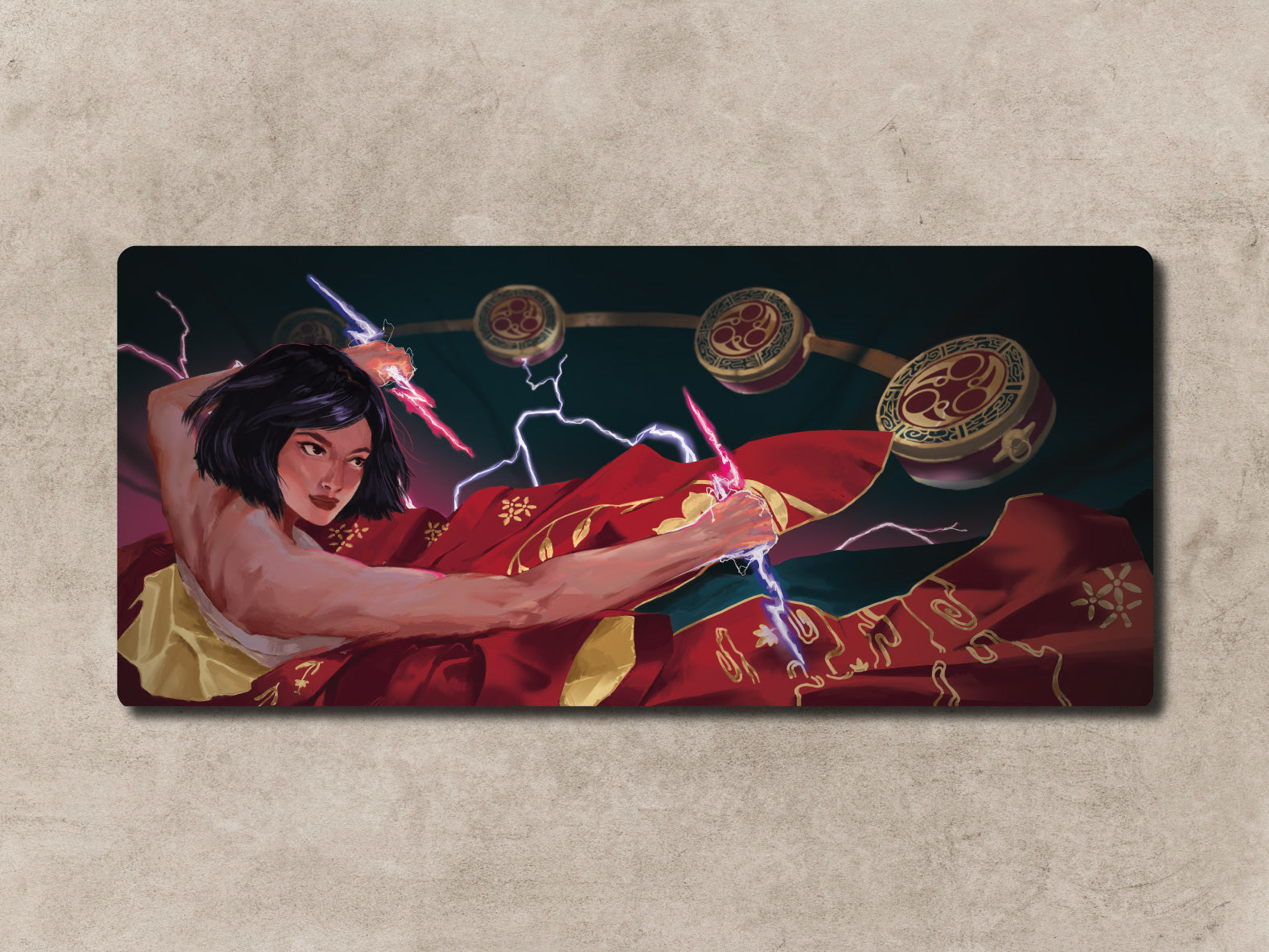GMK CYL Thunder God Deskmat (Group Buy)