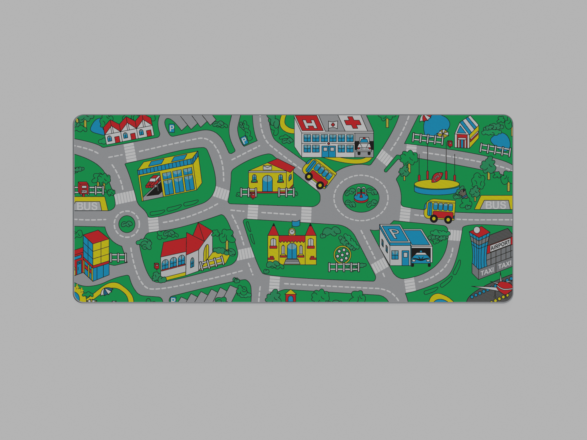 Busy Town Deskmat R3